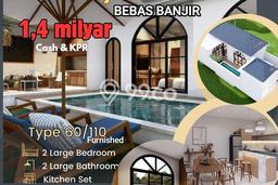 Vila di , Area 110m2m², Akses Mudah Fasilitas Umum Vila di , Area 110m2m², Akses Mudah Fasilitas Umum