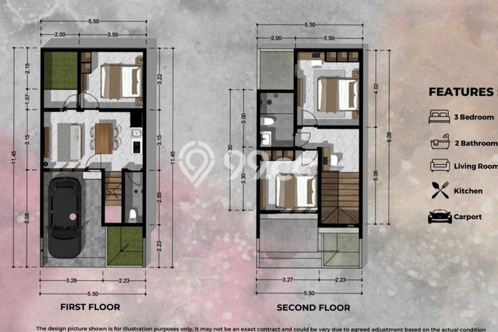 Rumah LT 63m² / LB 85m² Area Strategis di Pemecutan, Denpasar Rumah LT 63m² / LB 85m² Area Strategis di Pemecutan, Denpasar
