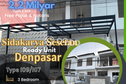 Jual Rumah Eksklusif 3 KT di Sesetan, Denpasar Jual Rumah Eksklusif 3 KT di Sesetan, Denpasar
