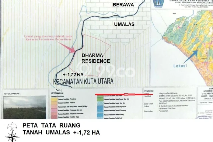 Tanah Kavling Dijual di Badung dengan Spesifikasi 17200m2 Tanah Kavling Dijual di Badung dengan Spesifikasi 17200m2