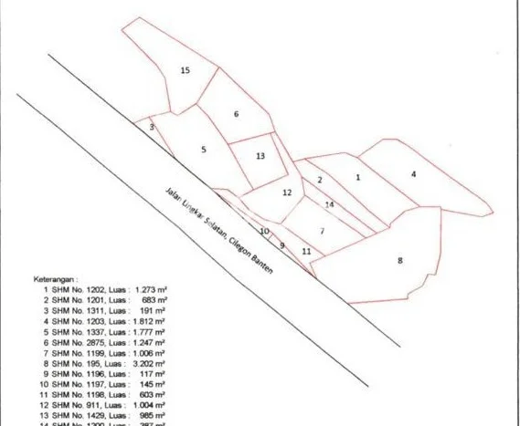Lahan untuk Dijual di Cibeber Cilegon Luas 15682m2 Lahan untuk Dijual di Cibeber Cilegon Luas 15682m2