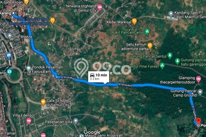 Tanah Dijual Area Strategis di Sentul Bogor 83460m2 Tanah Dijual Area Strategis di Sentul Bogor 83460m2