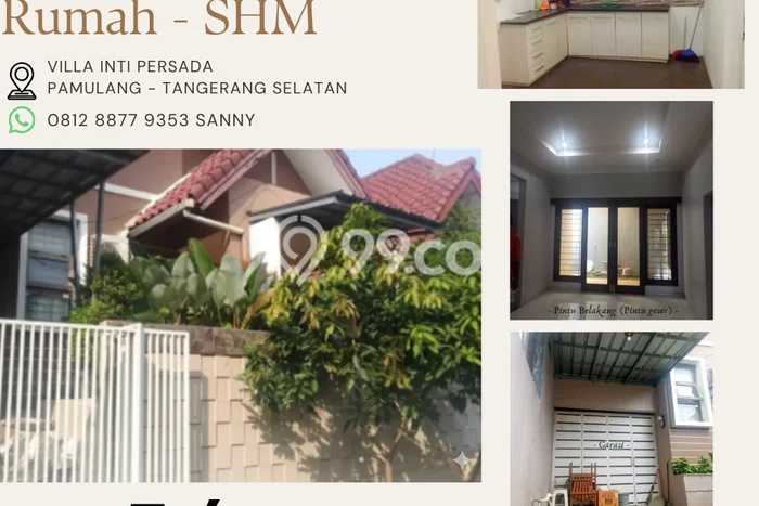 Dijual Rumah 3 Kamar Lokasi Ideal Nyaman dan Strategis di Pamulang Dijual Rumah 3 Kamar Lokasi Ideal Nyaman dan Strategis di Pamulang