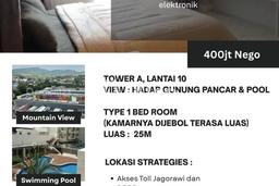 Hunian Apartemen Ekonomis di Bogor dengan 1 Kamar Tidur, 1 Kamar Mandi Hunian Apartemen Ekonomis di Bogor dengan 1 Kamar Tidur, 1 Kamar Mandi