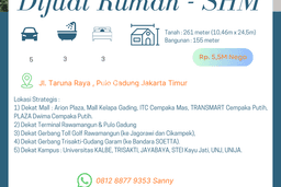 Best Deal Hunian Premium Ideal dan Luas di Pulo Gadung, Jakarta Timur Best Deal Hunian Premium Ideal dan Luas di Pulo Gadung, Jakarta Timur