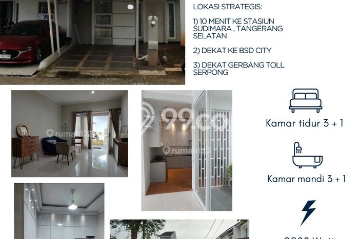 Rumah Modern 4 Kamar LT 94m2 di Serua Rumah Modern 4 Kamar LT 94m2 di Serua