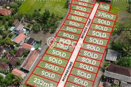 Tanah untuk Dijual Lokasi Ubud, Gianyar Luas 232m2 SHM Tanah untuk Dijual Lokasi Ubud, Gianyar Luas 232m2 SHM