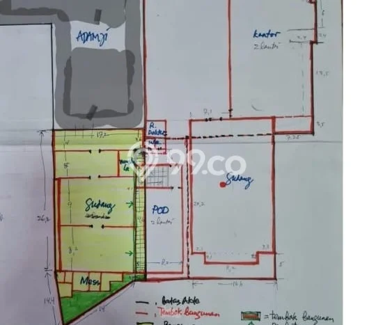 Komersial Dijual di Bandung LT 2176m2 & LB 1980m2 Lokasi Terbaik! Komersial Dijual di Bandung LT 2176m2 & LB 1980m2 Lokasi Terbaik!