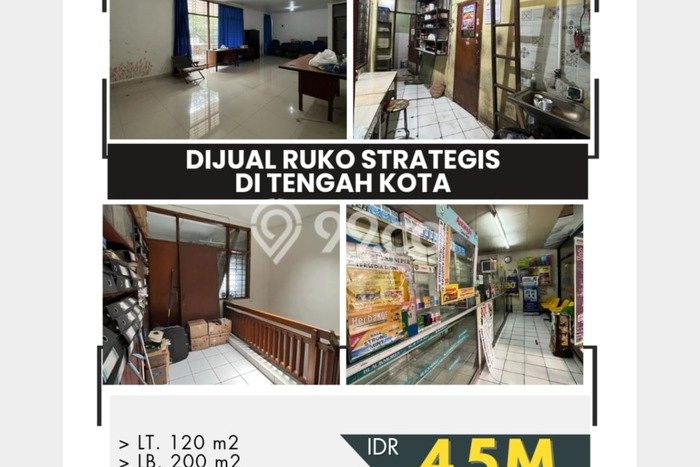 Unit Ruko Dijual di Bandung LT 120m2 & LB 200m2 Unit Ruko Dijual di Bandung LT 120m2 & LB 200m2