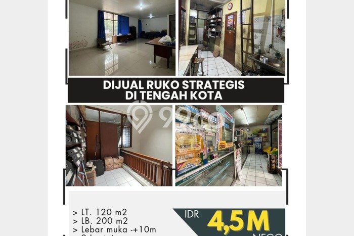 Unit Ruko Dijual di Bandung LT 120m2 & LB 200m2 Unit Ruko Dijual di Bandung LT 120m2 & LB 200m2