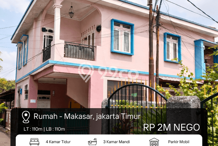 Rumah Strategis Minimalis Lb 110m2 di Makasar, Jakarta Timur Rumah Strategis Minimalis Lb 110m2 di Makasar, Jakarta Timur