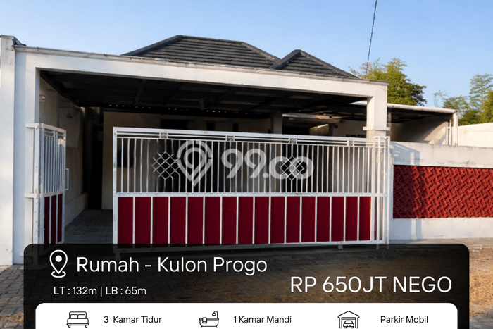 Rumah Modern Cantik 3 KT Siap Huni di Wates Rumah Modern Cantik 3 KT Siap Huni di Wates