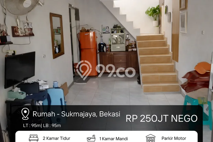 Rumah Modern LB/LT 72m2/36m2 Dijual Area Sukmajaya, Depok Rumah Modern LB/LT 72m2/36m2 Dijual Area Sukmajaya, Depok