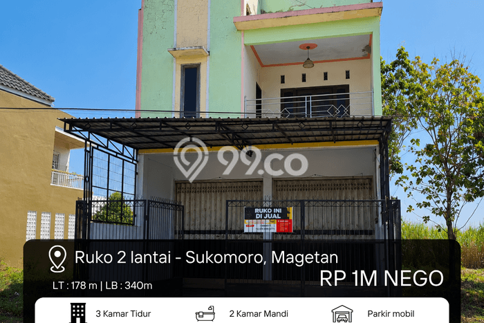 Ruko Bagus LT 178m2 LB 340m2 Dijual di Sukomoro Magetan Ruko Bagus LT 178m2 LB 340m2 Dijual di Sukomoro Magetan