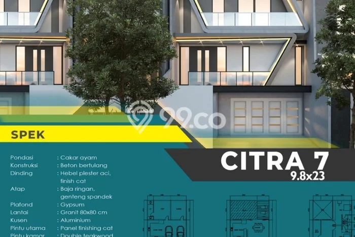 For Sale! Luxury House LT 225m2 Desain Modern di Citra Garden For Sale! Luxury House LT 225m2 Desain Modern di Citra Garden