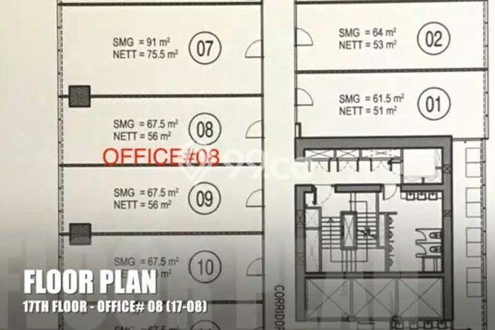 Dijual! Kantor di Pakuwon Surabaya LT 67m2 / LB 67m2 Kawasan Bisnis Dijual! Kantor di Pakuwon Surabaya LT 67m2 / LB 67m2 Kawasan Bisnis