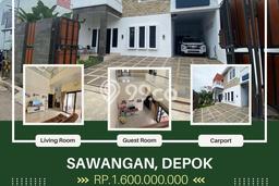 Jual Cepat, Rumah Mewah 5 Menit Pintu Tol Sawangan, Depok Jual Cepat, Rumah Mewah 5 Menit Pintu Tol Sawangan, Depok