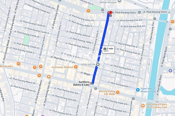 Komersial Dijual di Prime Area Jakarta Utara Luas 287m2 Komersial Dijual di Prime Area Jakarta Utara Luas 287m2