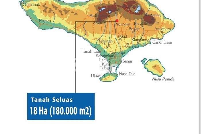 Tanah untuk Dijual Lokasi Payangan, Gianyar Luas 180000m2 SHM Tanah untuk Dijual Lokasi Payangan, Gianyar Luas 180000m2 SHM
