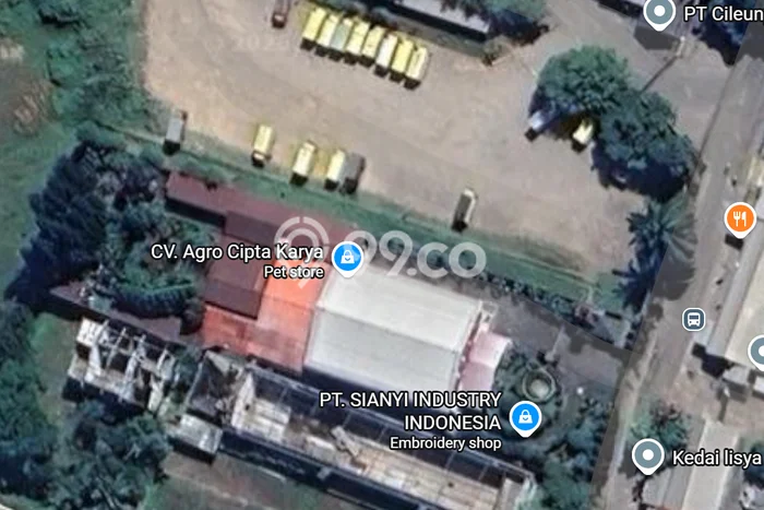 Disewakan Gudang komersial di Cileunyi luas bangunan 910m2 Disewakan Gudang komersial di Cileunyi luas bangunan 910m2