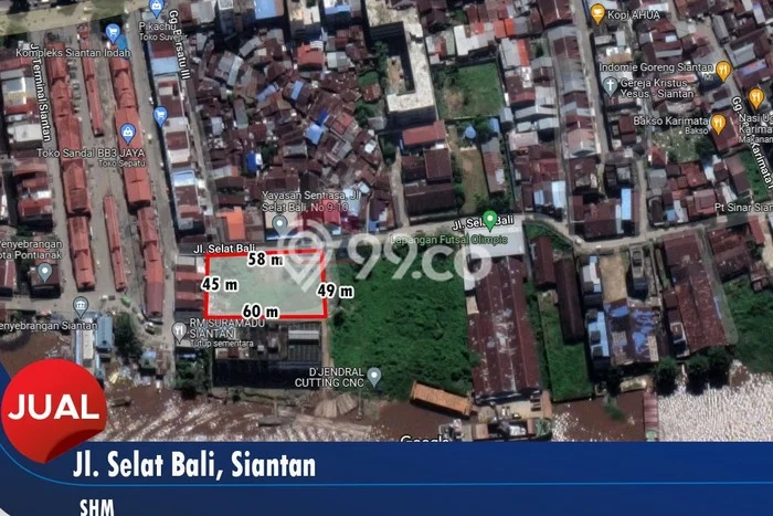 Tanah Kawasan , Luas 2681m2m², Lokasi Potensial, Lingkungan Nyaman, Kontur Datar Tanah Kawasan , Luas 2681m2m², Lokasi Potensial, Lingkungan Nyaman, Kontur Datar