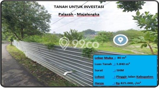 Tanah Area Potensial di Palasah, Luas 3840m², Lingkungan Asri, Dekat Palasah, Majalengka, Majalengka Tanah Area Potensial di Palasah, Luas 3840m², Lingkungan Asri, Dekat Palasah, Majalengka, Majalengka