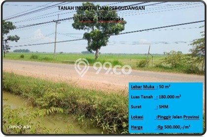 Tanah Komersial di Ligung, Luas 180000m², Lokasi Strategis Tanah Komersial di Ligung, Luas 180000m², Lokasi Strategis