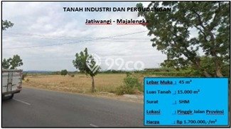 Tanah Kawasan Jatiwangi, Luas 15000m², Lokasi Strategis Tanah Kawasan Jatiwangi, Luas 15000m², Lokasi Strategis