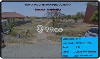 PROSPEKTIF! Tanah di Dawuan, Luas 44000m², Area Berkembang PROSPEKTIF! Tanah di Dawuan, Luas 44000m², Area Berkembang