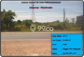 Tanah di Jatiwangi, Luas 10000m², Area Strategis, Kawasan Asri, Kontur Datar Tanah di Jatiwangi, Luas 10000m², Area Strategis, Kawasan Asri, Kontur Datar