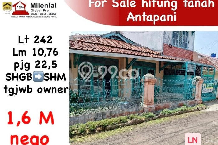 Rumah 4 KT di Antapani, Dekat Antapani, Bandung, Bandung Rumah 4 KT di Antapani, Dekat Antapani, Bandung, Bandung