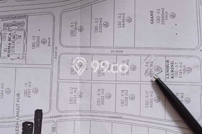 Tanah Komersial Dijual di BSD Tangerang Selatan 3657m2 Tanah Komersial Dijual di BSD Tangerang Selatan 3657m2