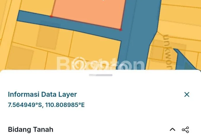 Lahan Dijual Lokasi Strategis di Surakarta dengan Luas 537m2 Lahan Dijual Lokasi Strategis di Surakarta dengan Luas 537m2