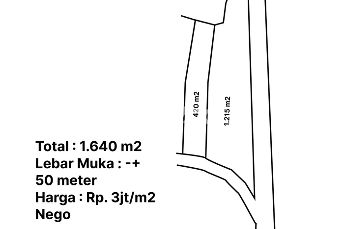 Tanah Dijual Lokasi Cisarua, Bandung Barat Luas 1640m2 Legalitas Aman Tanah Dijual Lokasi Cisarua, Bandung Barat Luas 1640m2 Legalitas Aman
