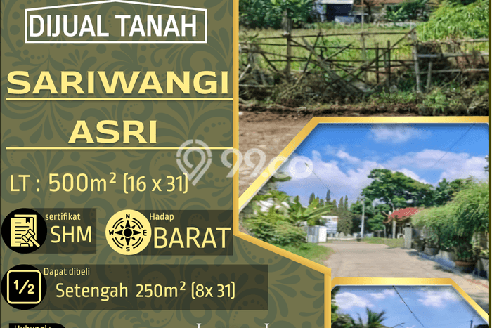 Tanah Kavling Dijual di Bandung dengan Spesifikasi 500m2 Tanah Kavling Dijual di Bandung dengan Spesifikasi 500m2