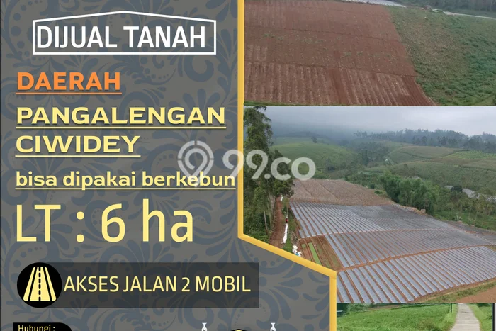 Lahan Kosong Dijual di Pangalengan, Bandung, Luas 60000m2 Area Strategis Lahan Kosong Dijual di Pangalengan, Bandung, Luas 60000m2 Area Strategis