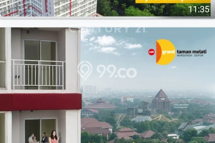 Apartemen Strategis di Beji, Luas 56m2m², 1 KM Apartemen Strategis di Beji, Luas 56m2m², 1 KM
