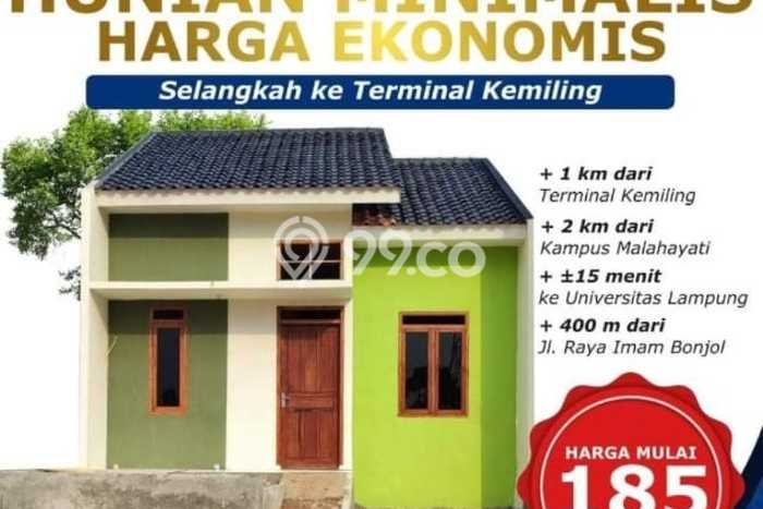 Jual Rumah Murah di Kemiling Bandar Lampung Harga Rp 180 Juta LT 72m2 Jual Rumah Murah di Kemiling Bandar Lampung Harga Rp 180 Juta LT 72m2