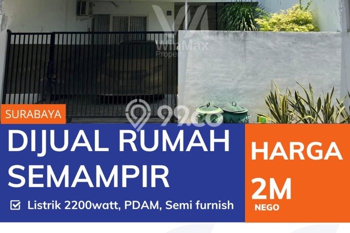 Kesempatan Investasi LT 140m2m² / LB 218m2m² di Lokasi Strategis Semampir, Surabaya Kesempatan Investasi LT 140m2m² / LB 218m2m² di Lokasi Strategis Semampir, Surabaya