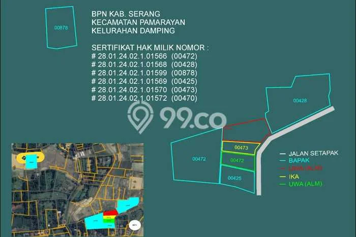 Lahan Dijual Lokasi Pamarayan, Serang dengan Luas Tanah 100000m2 dan Status SHM Lahan Dijual Lokasi Pamarayan, Serang dengan Luas Tanah 100000m2 dan Status SHM