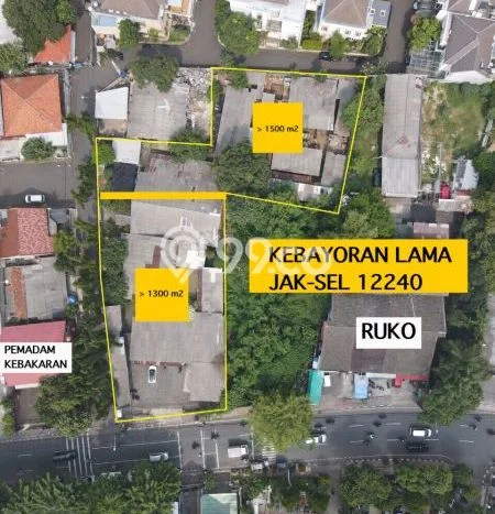 Tanah Komersial Dijual di Kebayoran Lama Jakarta Selatan 1312m2 Tanah Komersial Dijual di Kebayoran Lama Jakarta Selatan 1312m2