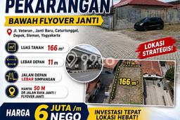 Lahan Dijual Lokasi Depok, Sleman dengan Luas Tanah 166m2 dan Status SHM Lahan Dijual Lokasi Depok, Sleman dengan Luas Tanah 166m2 dan Status SHM