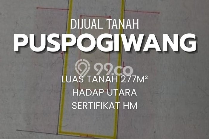Tanah Dijual di Semarang Seluas 277m2 Strategis Tanah Dijual di Semarang Seluas 277m2 Strategis