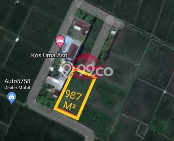 Kavling Tanah untuk Dijual di Renon, Denpasar, Luas 987m2 Kavling Tanah untuk Dijual di Renon, Denpasar, Luas 987m2