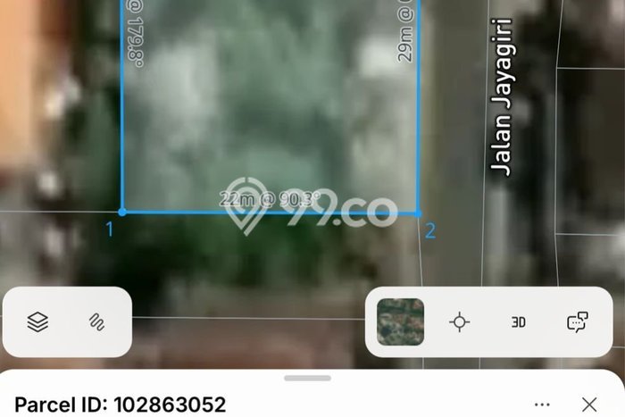 Dijual Tanah 629m2 di Renon, Denpasar Dijual Tanah 629m2 di Renon, Denpasar