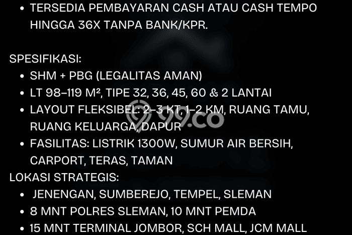 Rumah Terjangkau Dijual Area Tempel, Sleman Harga Rp 385 Juta Rumah Terjangkau Dijual Area Tempel, Sleman Harga Rp 385 Juta