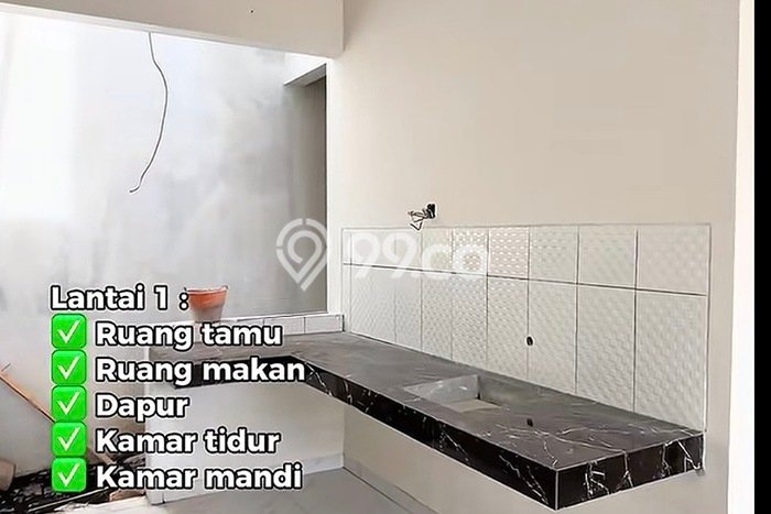 Rumah Modern 3 Kamar LT 55m2 di HR Muhammad Rumah Modern 3 Kamar LT 55m2 di HR Muhammad
