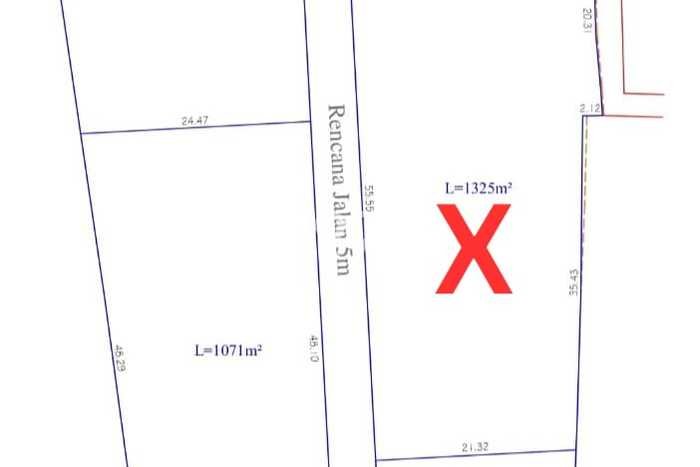 Untuk Dijual Tanah 266m2 di Seminyak, Badung Untuk Dijual Tanah 266m2 di Seminyak, Badung