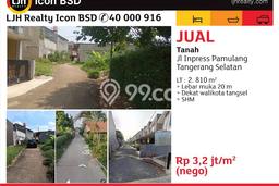 Untuk Dijual Tanah di Pamulang Tangerang Selatan Luas 2810m2 SHM Untuk Dijual Tanah di Pamulang Tangerang Selatan Luas 2810m2 SHM