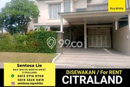 Disewakan! Rumah 4 Kamar Tidur &
3 Kamar Mandi di Citraland, Surabaya Disewakan! Rumah 4 Kamar Tidur &
3 Kamar Mandi di Citraland, Surabaya